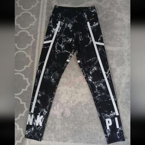 Pink marble leggings